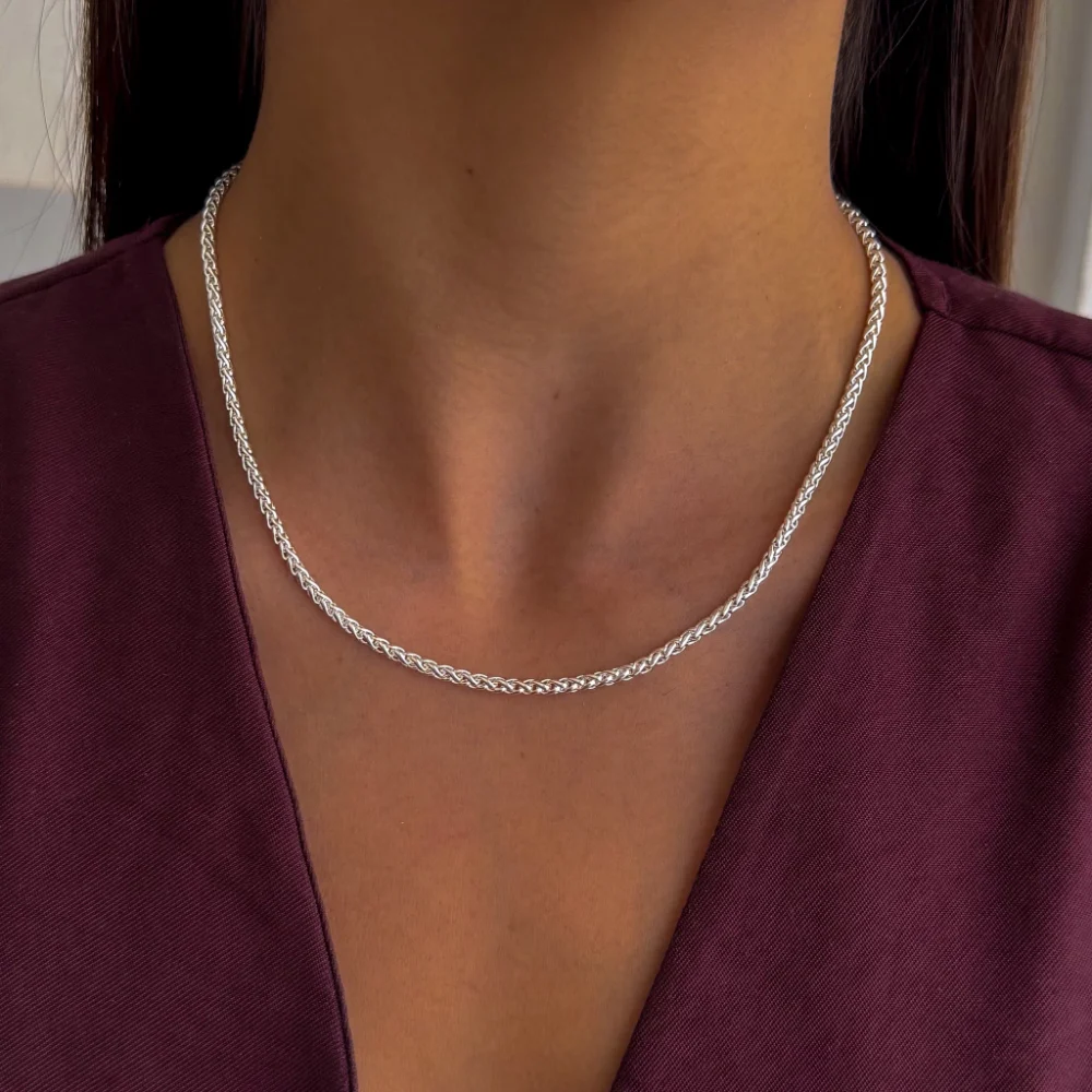 C3117U - CADENA PLATA ITALIANA 925 CHOKER LISA