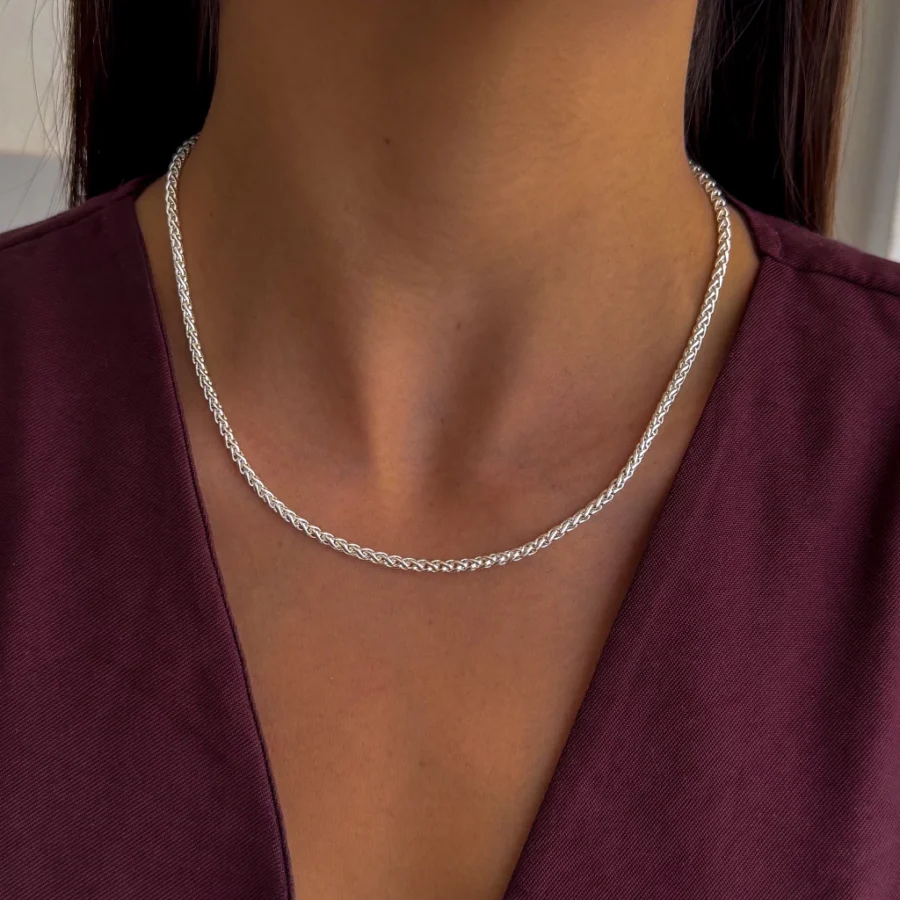 C3117U - CADENA PLATA ITALIANA 925 CHOKER LISA