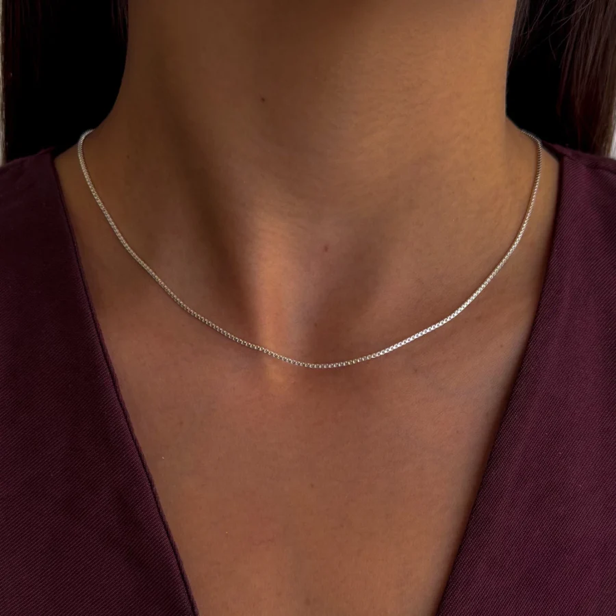 C3118U - CADENA PLATA ITALIANA 925 CHOKER LISA