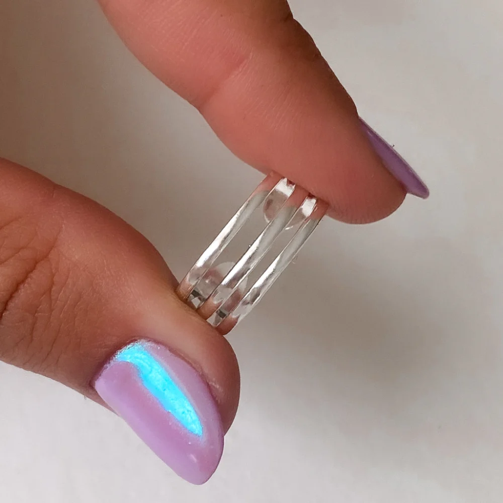 AN10092- ANILLO LISO CON FORMA PLATA 925 (MEDIDA ESTANDAR) - Imagen 2