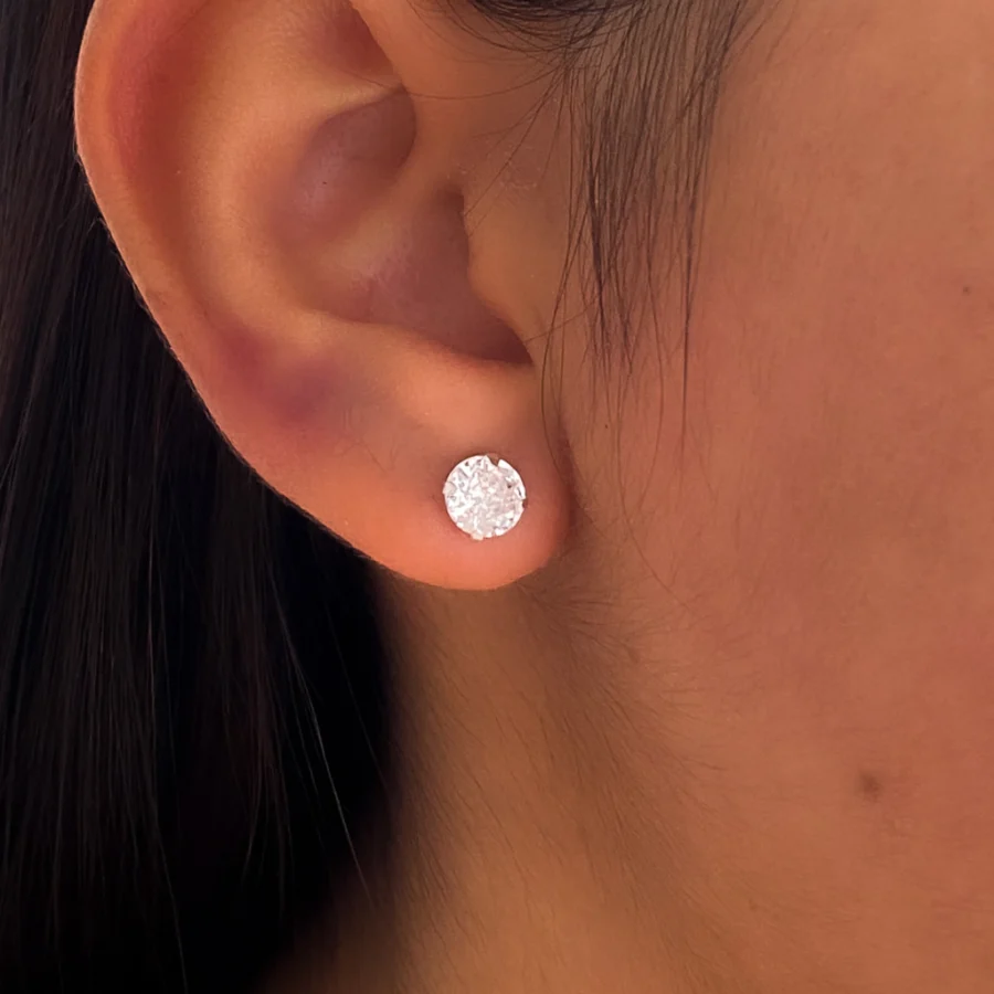 AR61C- AROS PASANTES DE PLATA 925 CUBIC