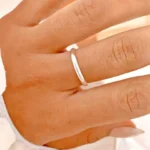 ANILLO ALIANZA 2MM DE PLATA 925 ACABADO LISO - ALI11