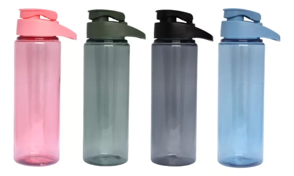 BOTELLA AGUA DEPORTIVA DAKAR COLOR 800ML C/TAPA LISA (COLOR A ELECCION) - FIT004