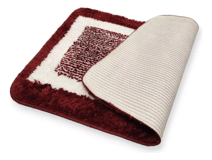 ALFOMBRA BORDO PELUCHE FELPUDO ANTIDESLIZANTE LIVING, BAÑO, HOGAR - ALF002 - Imagen 2