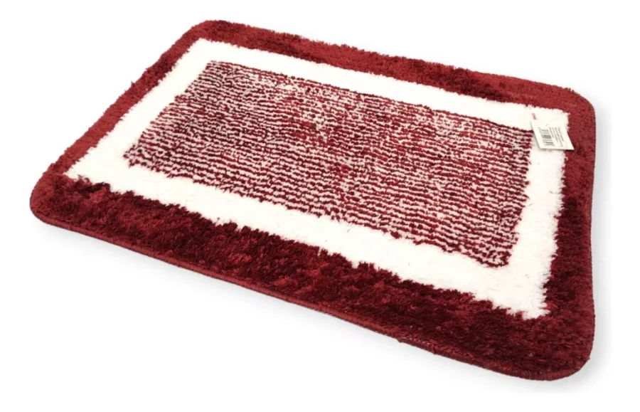 ALFOMBRA BORDO PELUCHE FELPUDO ANTIDESLIZANTE LIVING, BAÑO, HOGAR - ALF002