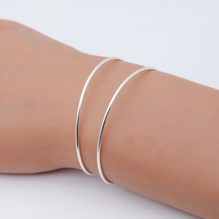 PULE941- PULSERA ESCLAVA DE PLATA 925 MACIZA