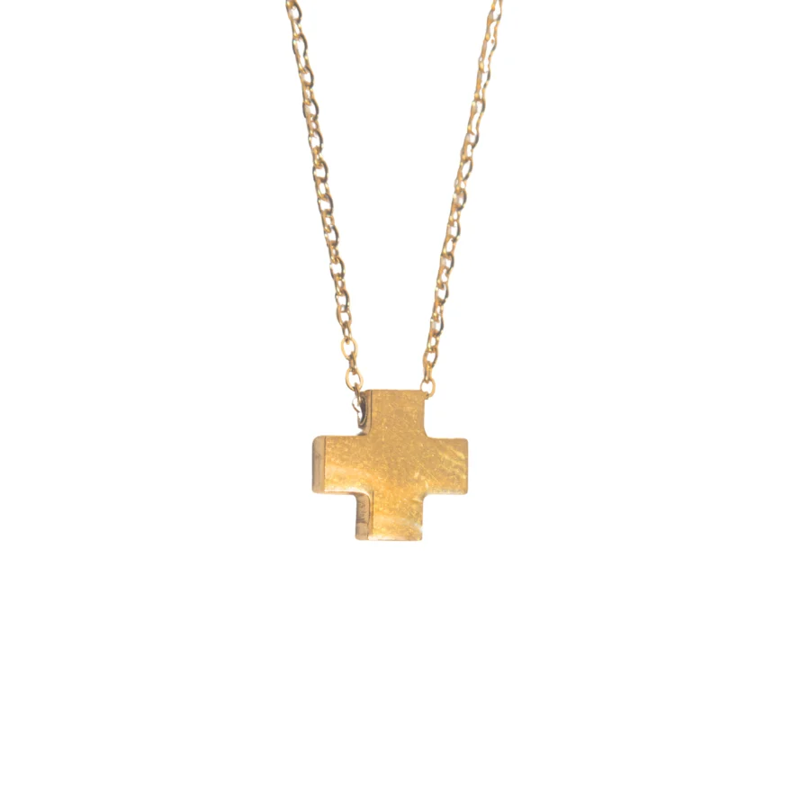 ACEA424C- CADENA CONJUNTO DE ACERO DORADO