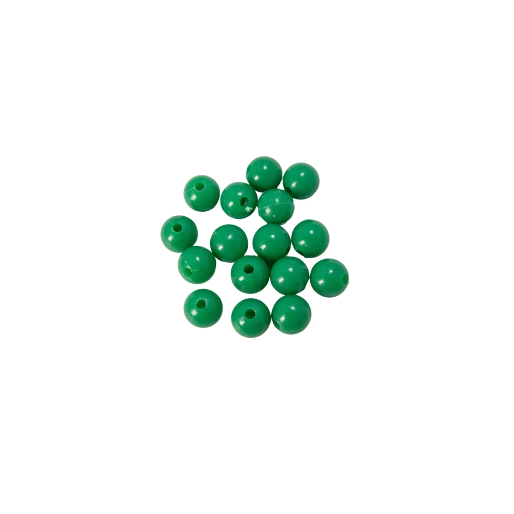 BOLITAS PLÁSTICAS NRO 10 VERDES X 10 GRAMOS