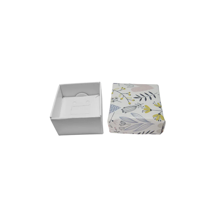 CAJ91X- CAJA ANILLO CON FLORES PRIMAVERA - Imagen 2