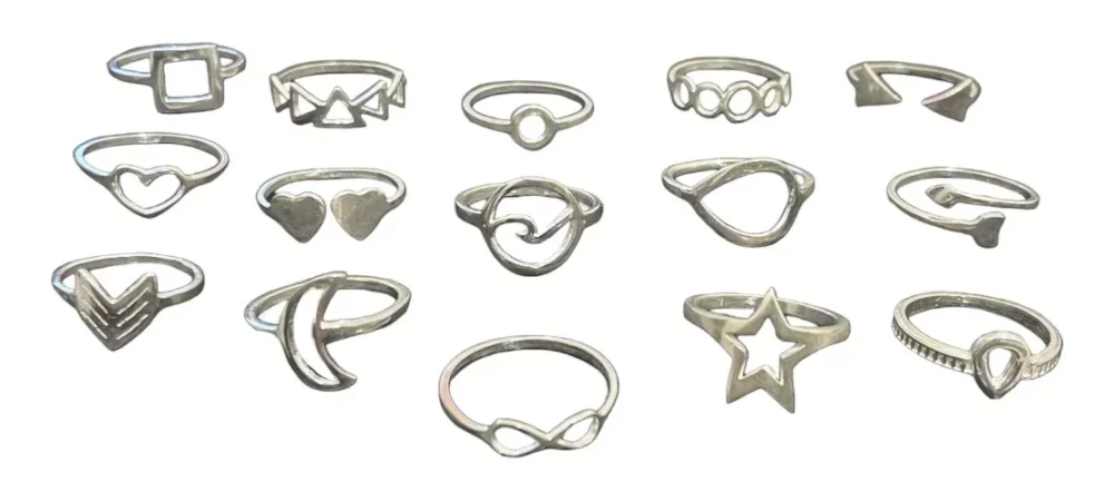 COMBO TRÍO DE VENTAS 150 PIEZAS PLATA 925 ARMADO (foto ilustrativa) - PA0703A - Imagen 5