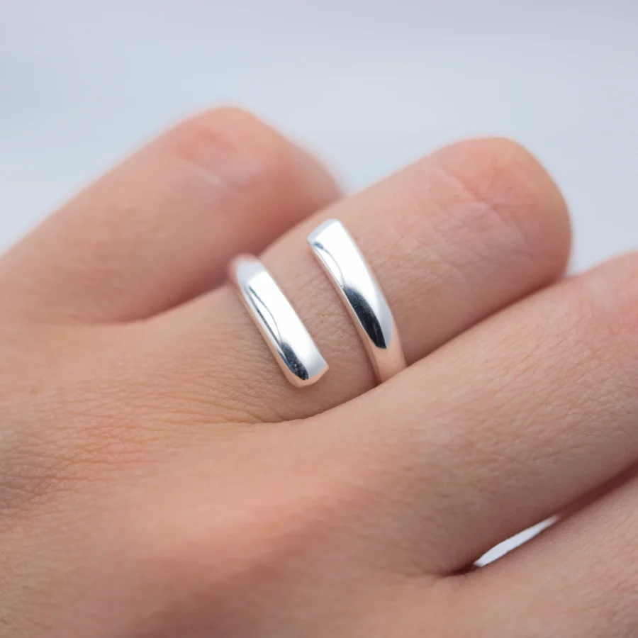AN100106- ANILLO LISO PLATA 925 (MEDIDA ESTANDAR) - Imagen 2