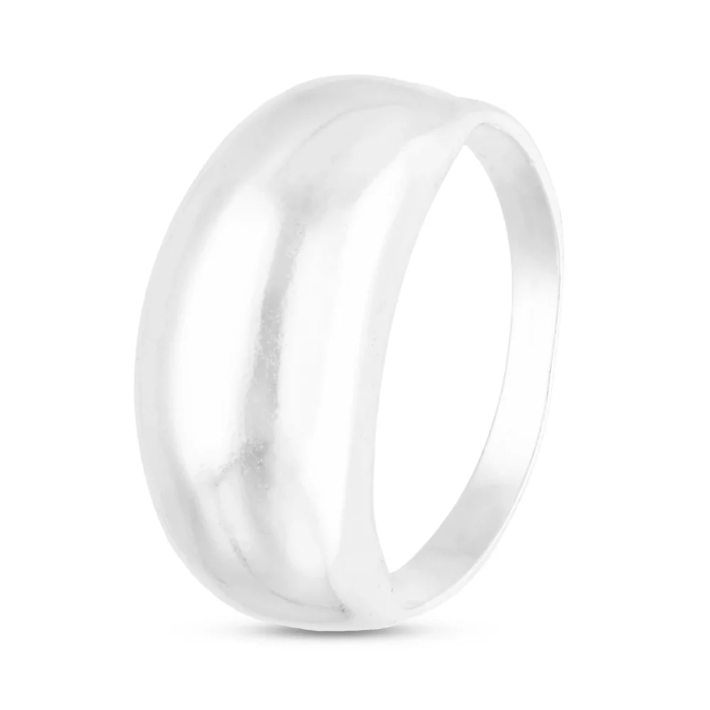 ANX100113- ANILLO LISO PLATA 925 (MEDIDA ESTANDAR)