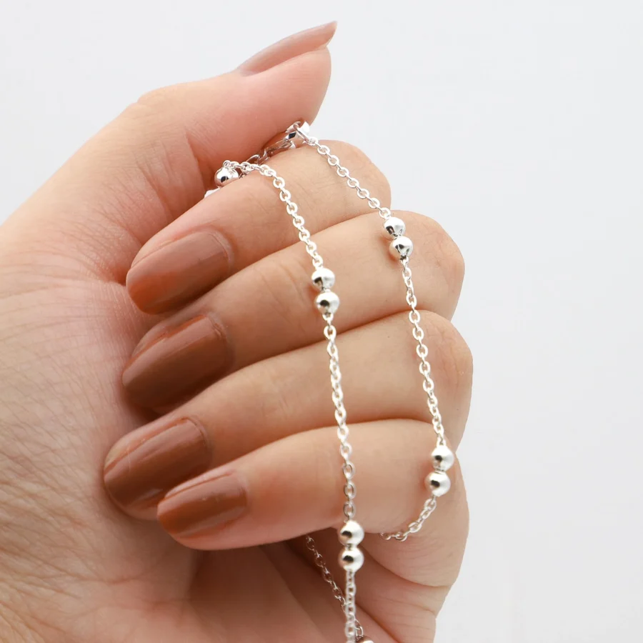 ACECAX002- CADENA ACERO BLANCO 50 CM