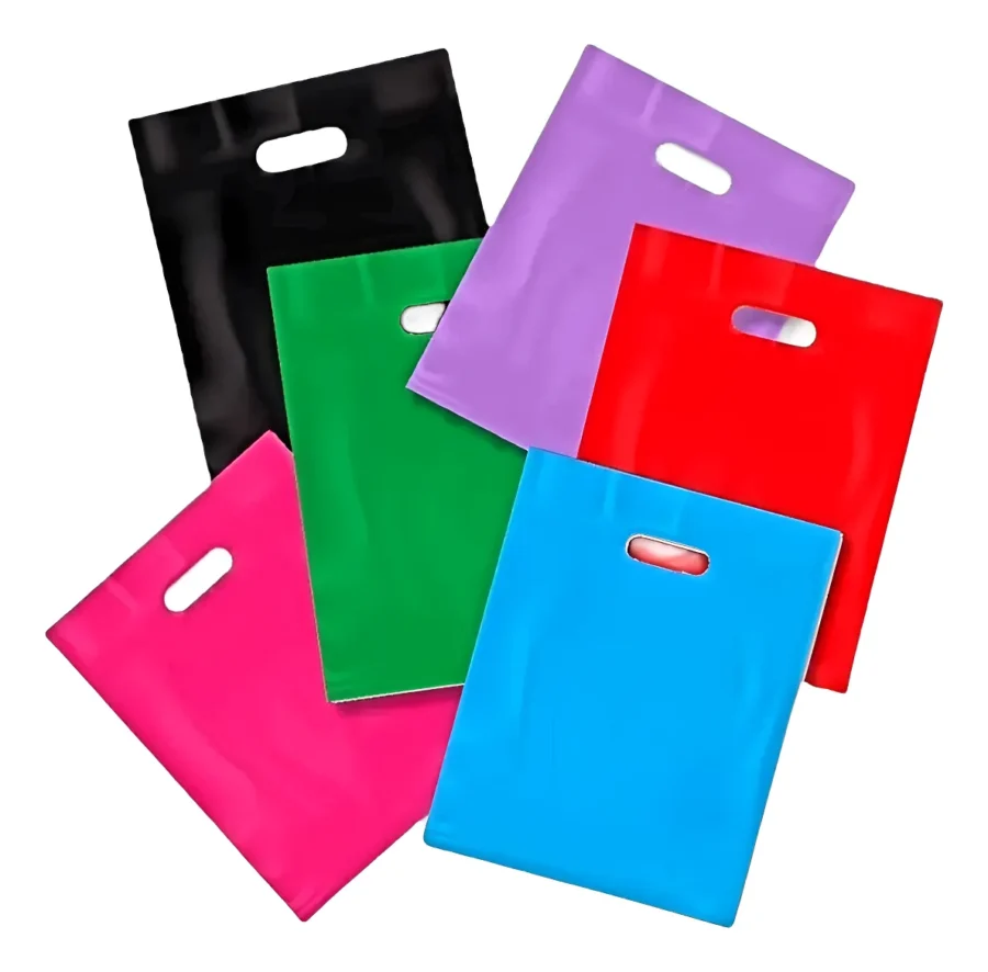 PACK BOLSAS RIÑON CON MANIJA 15X25 COLORES SURTIDOS POR 30 UNIDADES- BOLSX001