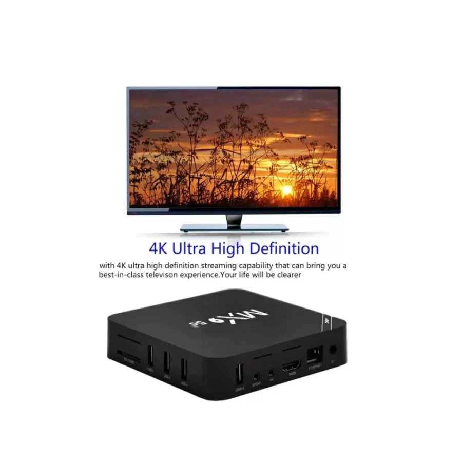 SMART TV BOX ANDROID HEVC MX9 4K - SMAR045 - Imagen 3