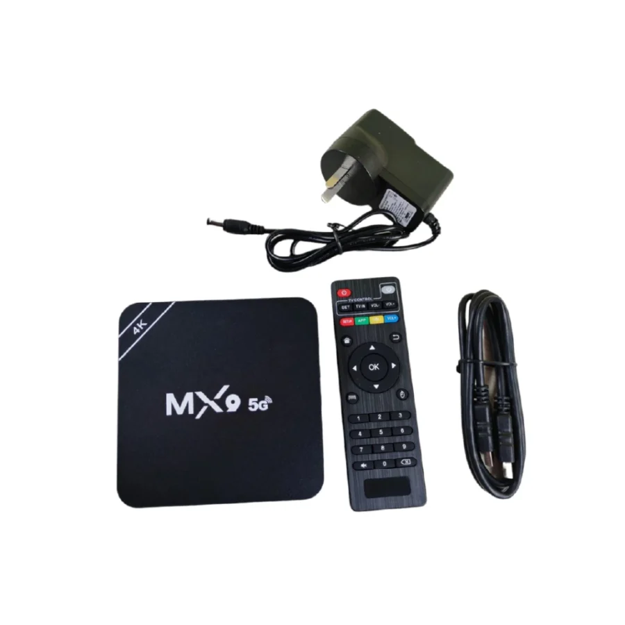 SMART TV BOX ANDROID HEVC MX9 4K - SMAR045