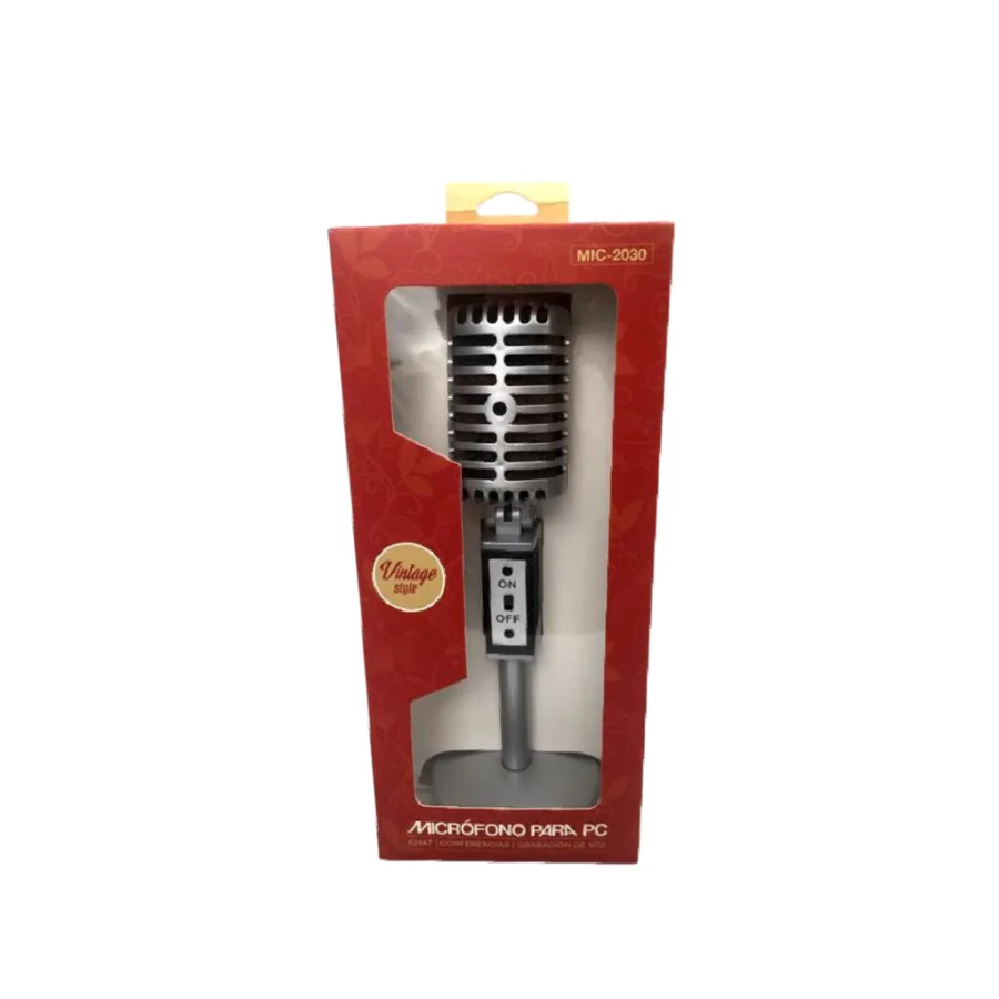 MICROFONO PARA PC RETRO VINTAGE MIC-2030 ( C )- SMAR047 - Imagen 2