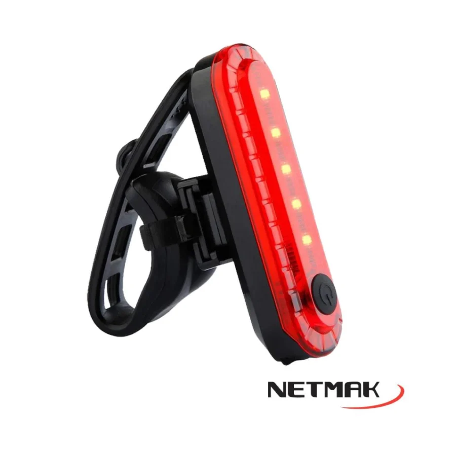 LUZ RECARGABLE USB PARA BICI TRASERA NM-LD5 - SMAR090
