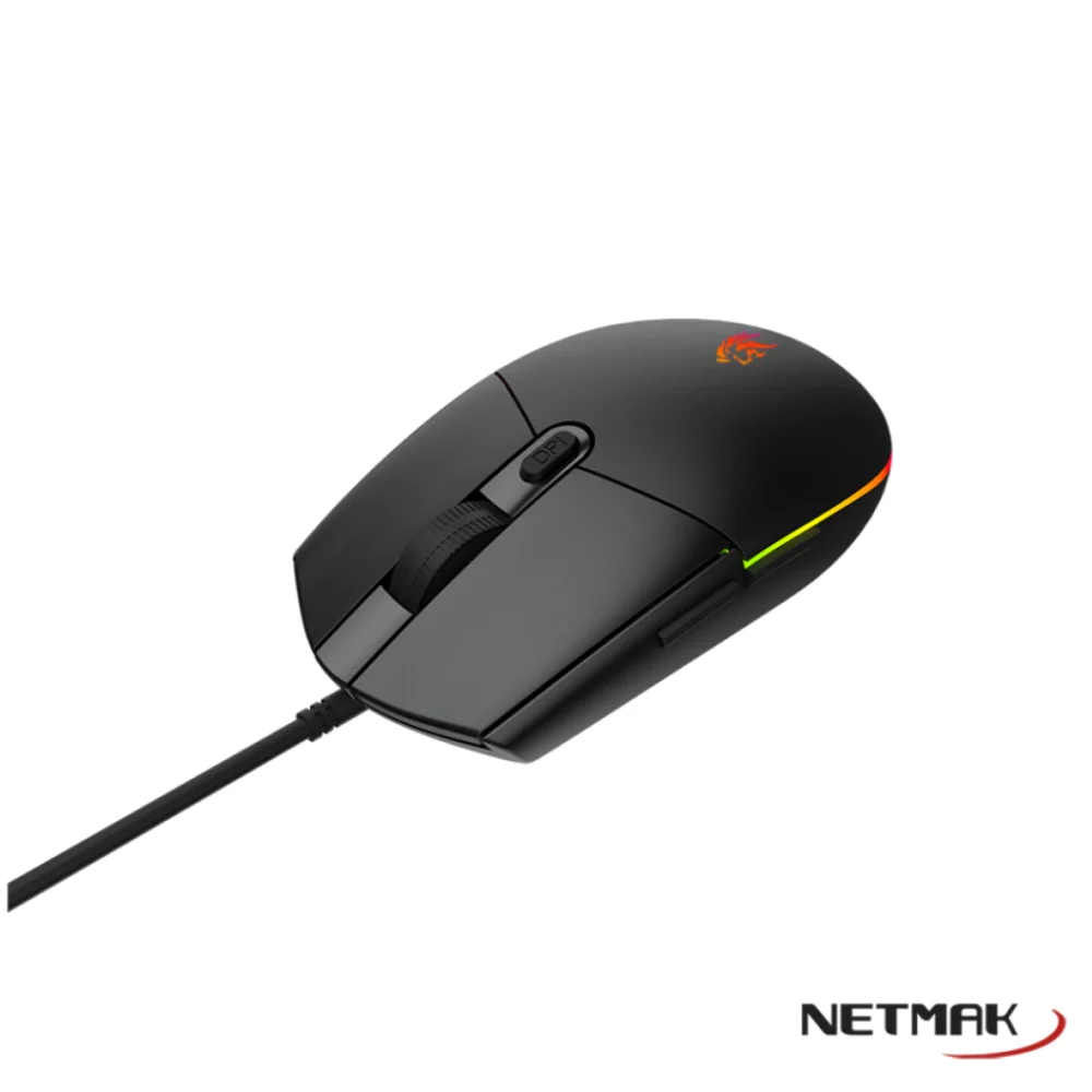 MOUSE GAMER USB NETMAK NM-EXPERT - SMAR068 - Imagen 4