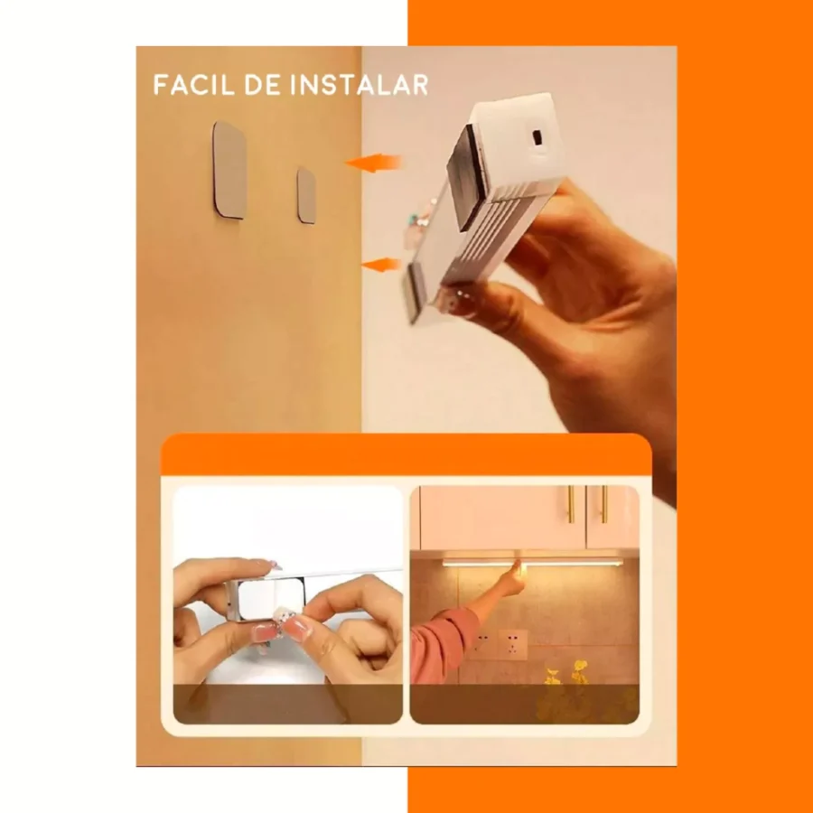 LUZ LED MAGNETICA CON SENSOR DE MOVIMIENTO 50CM - SMAR074 - Imagen 2