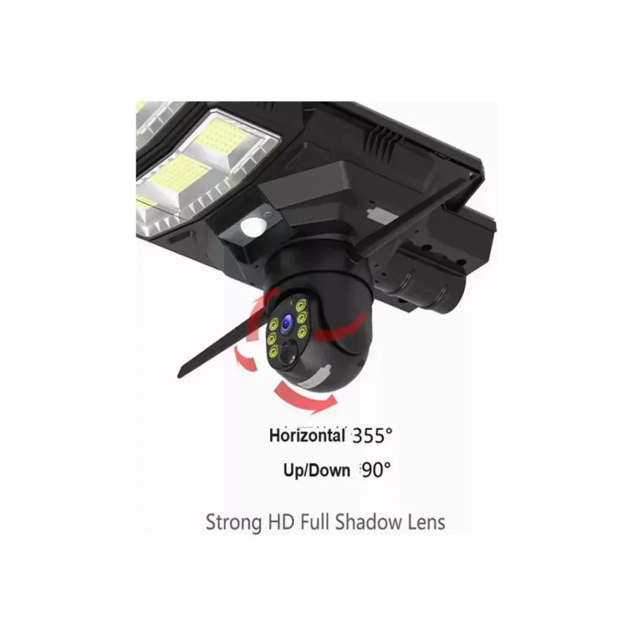 REFLECTOR LED + CAMARA WI-FI 360º CON PANEL SOLAR SEISA IPC-XA01  - SMAR086 - Imagen 3