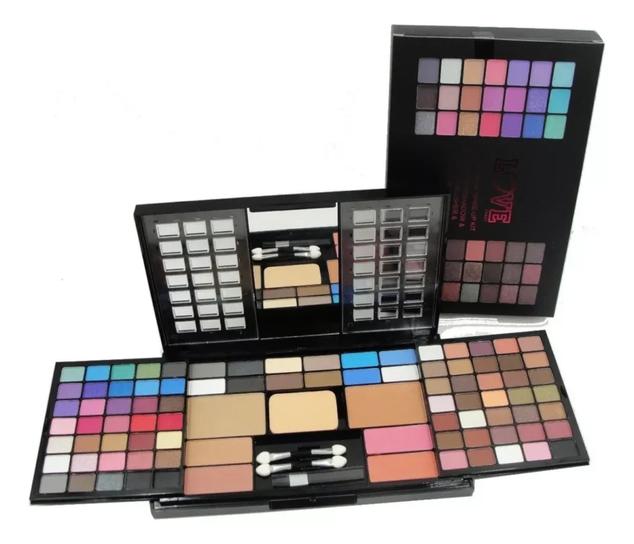 MAKE007- SET DE MAQUILLAJE LOVE CRAZY COMPLETO