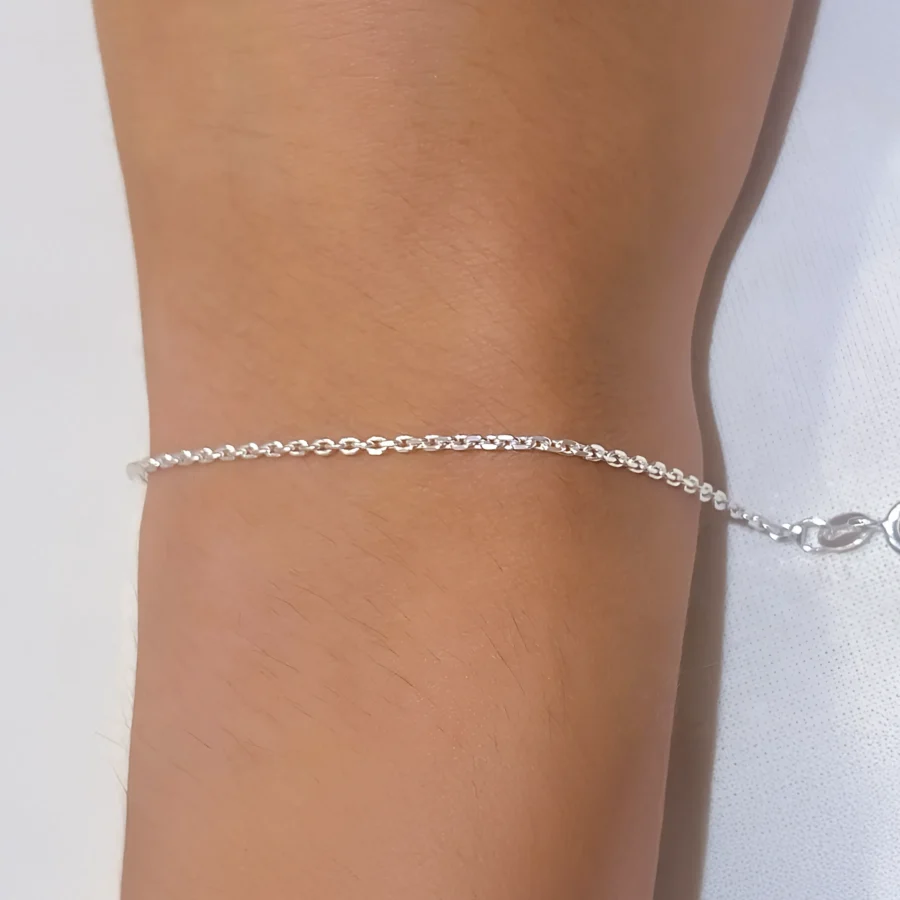 PUL700Z- PULSERA LISA PLATA 925
