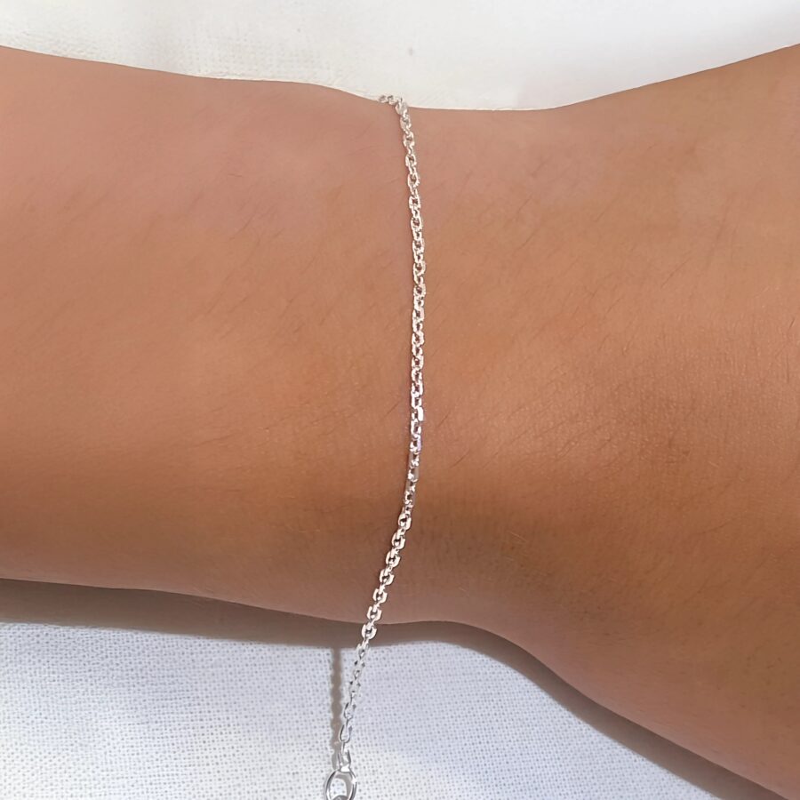 PUL712Z- PULSERA LISA PLATA 925