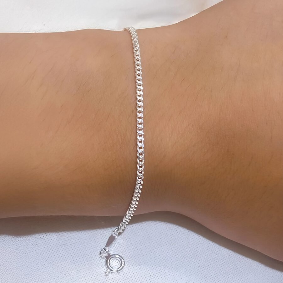 PUL731Z- PULSERA LISA PLATA 925