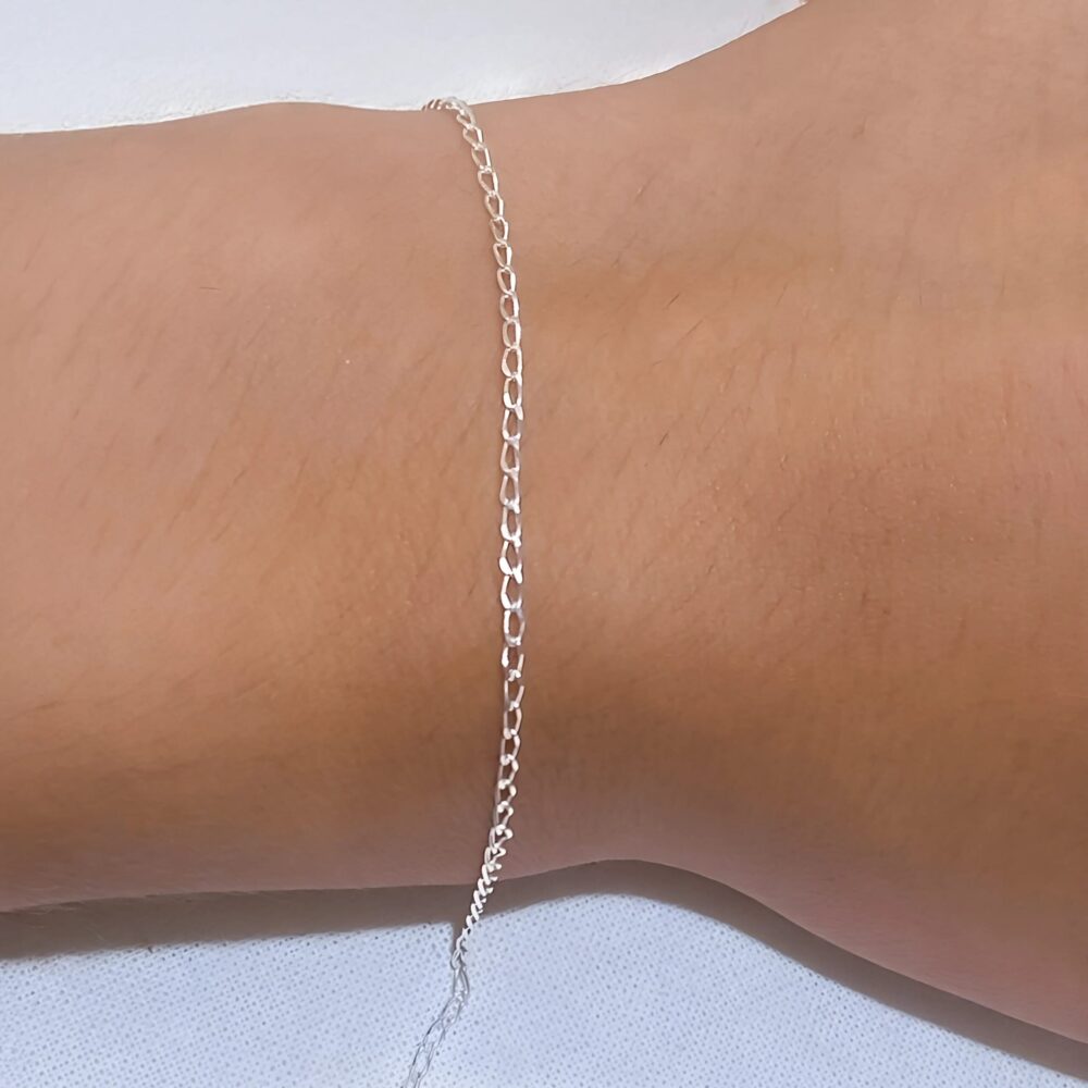 PUL701Z- PULSERA LISA PLATA 925