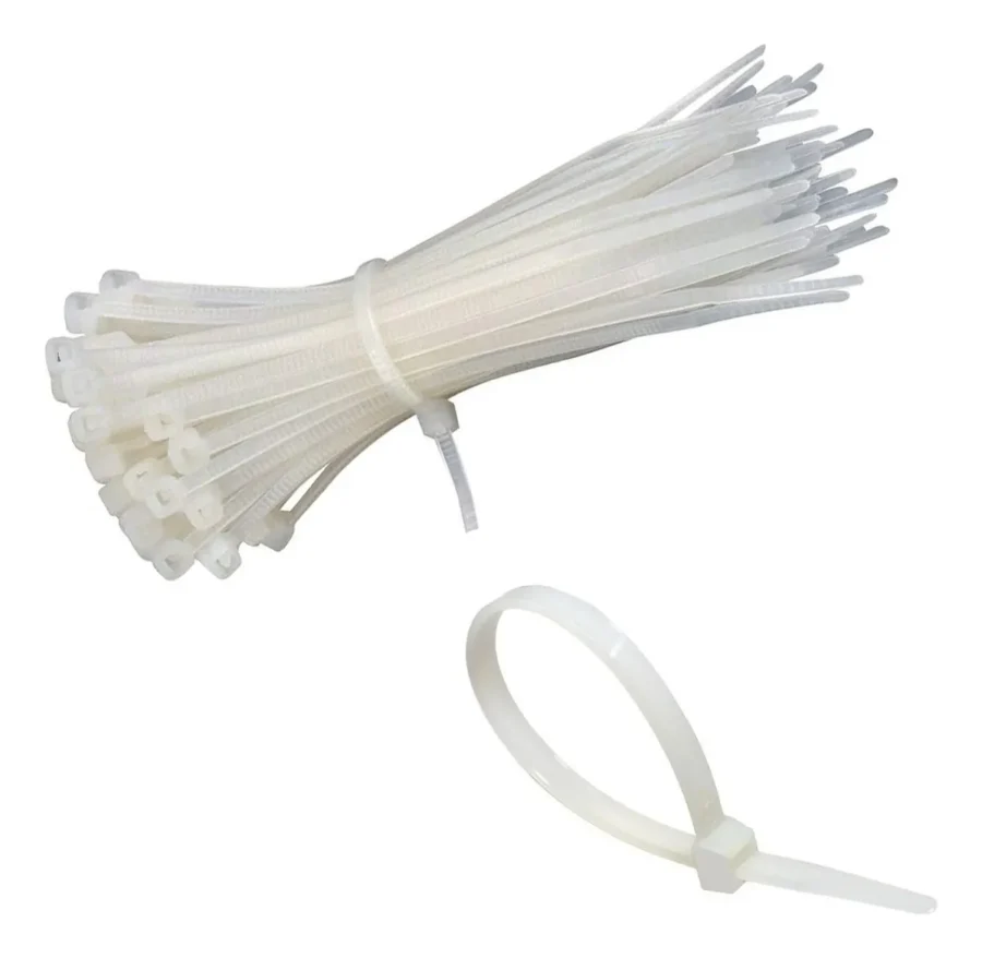 PRECINTO PLASTICO PRENSACABLE 200MM X 3.5MM X 20 UNIDADES DEMASLED (COLOR A ELECCIÓN) - PEC0060
