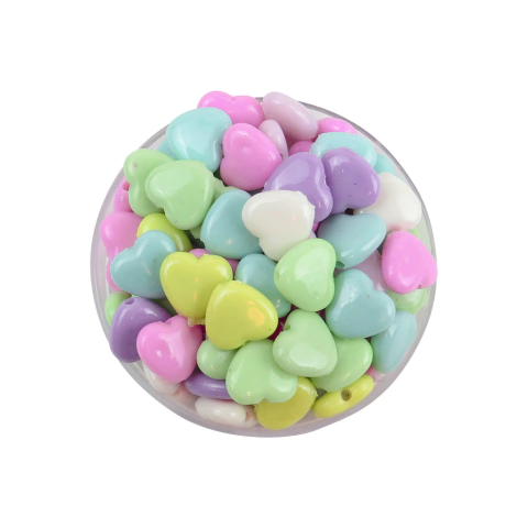PL0032- PLASTICO INFANTIL CORAZON PLANO X 5 GRAMOS