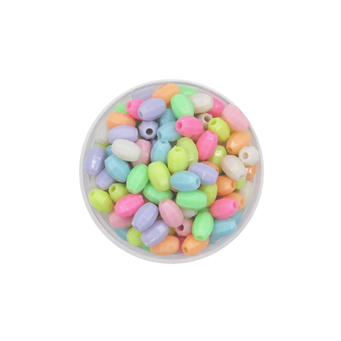 PL0011- PASANTE OVALADO PASTEL FACETADO X 5 GRAMOS