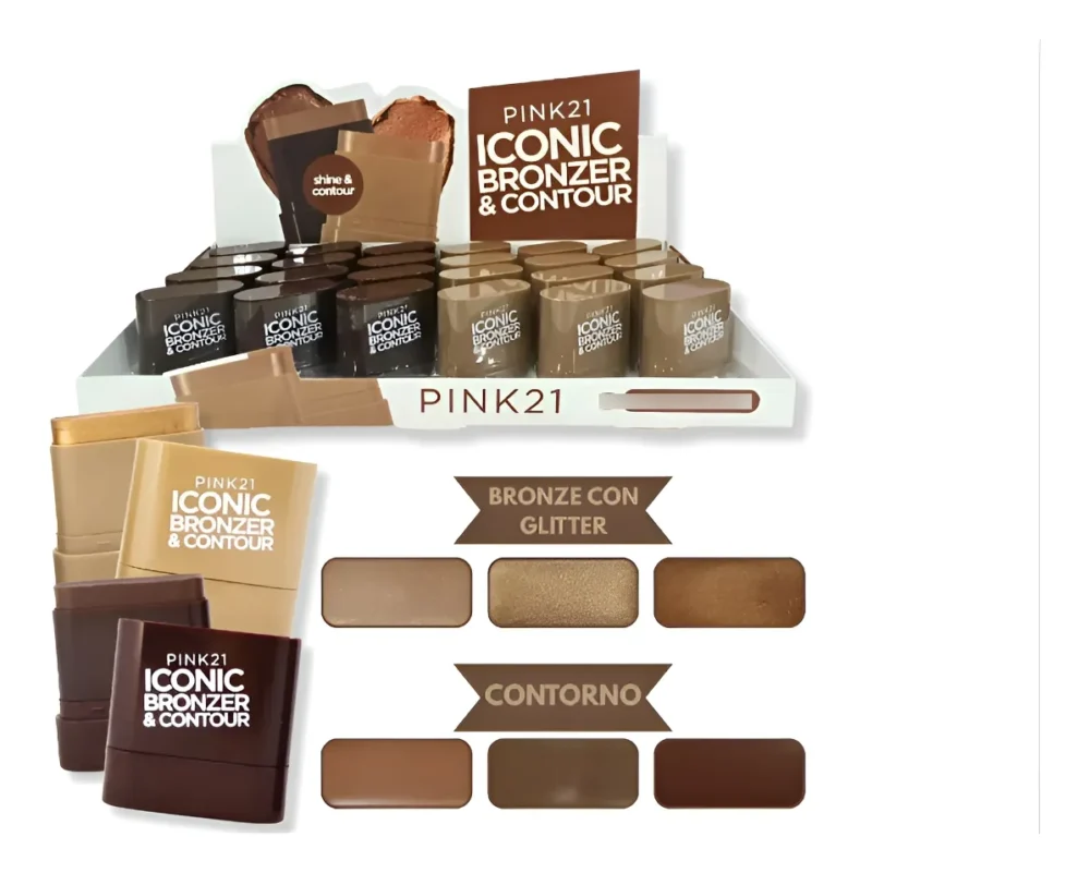Contorno En Crema Stick Pink 21 Iconic Bronzer & Contour