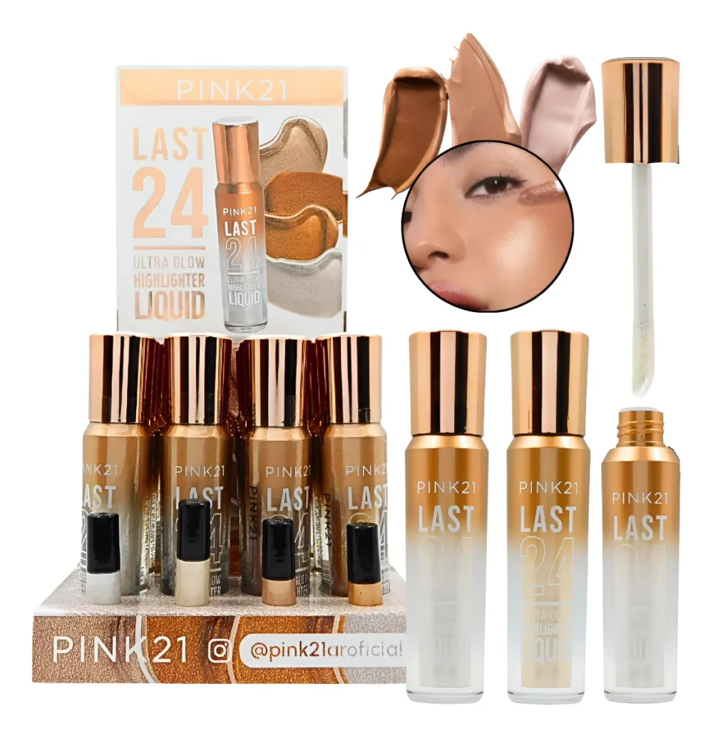 Iluminador Last 24 Ultra Glow Highlighter Liquid Pink 21