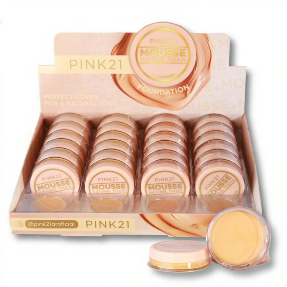 Base Facial Efecto Mousse Pink21 Natural Touch