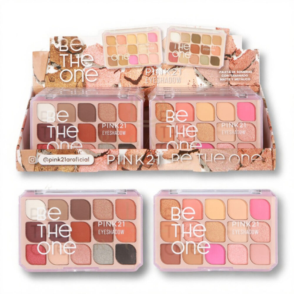 Paleta de sombras eyeshadow pink 21