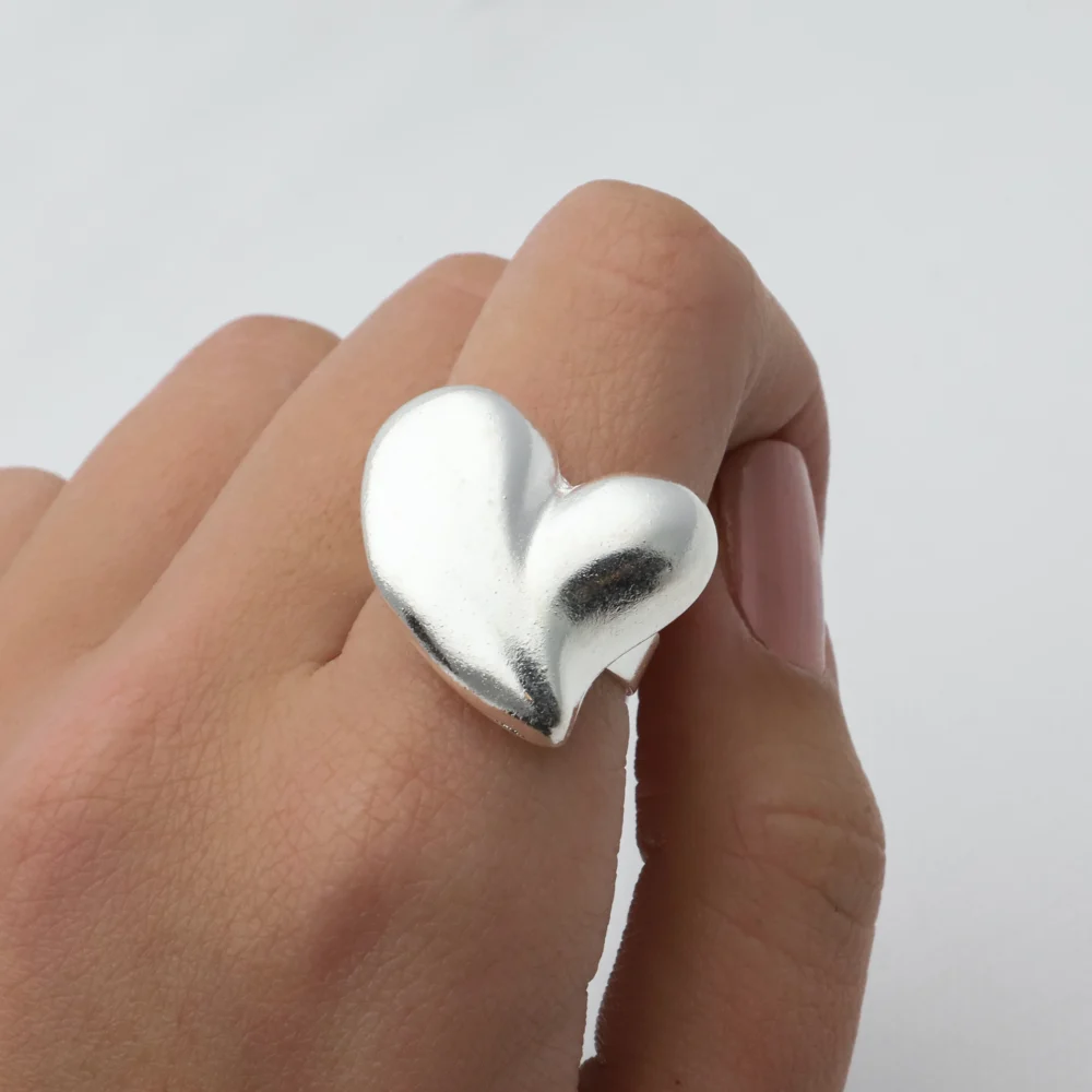 ANILLO REGULABLE ACERO BLANCO