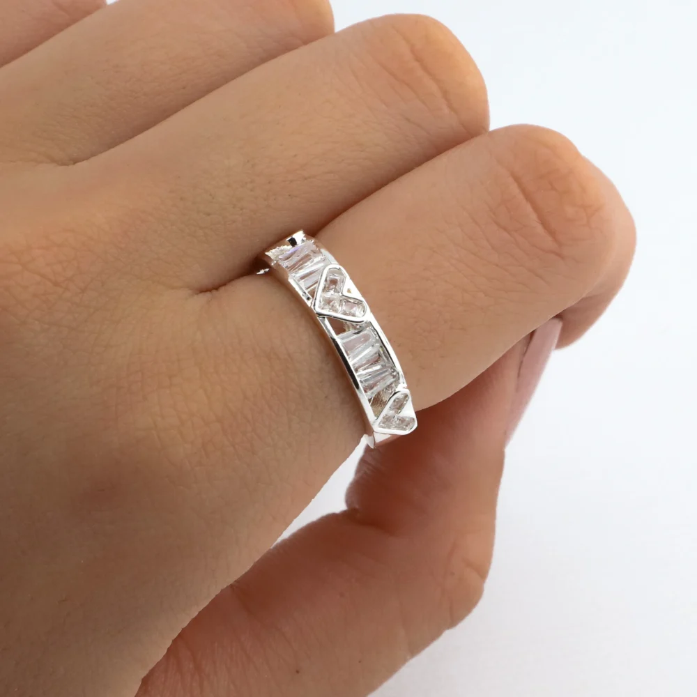 ANILLO ACERO BLANCO