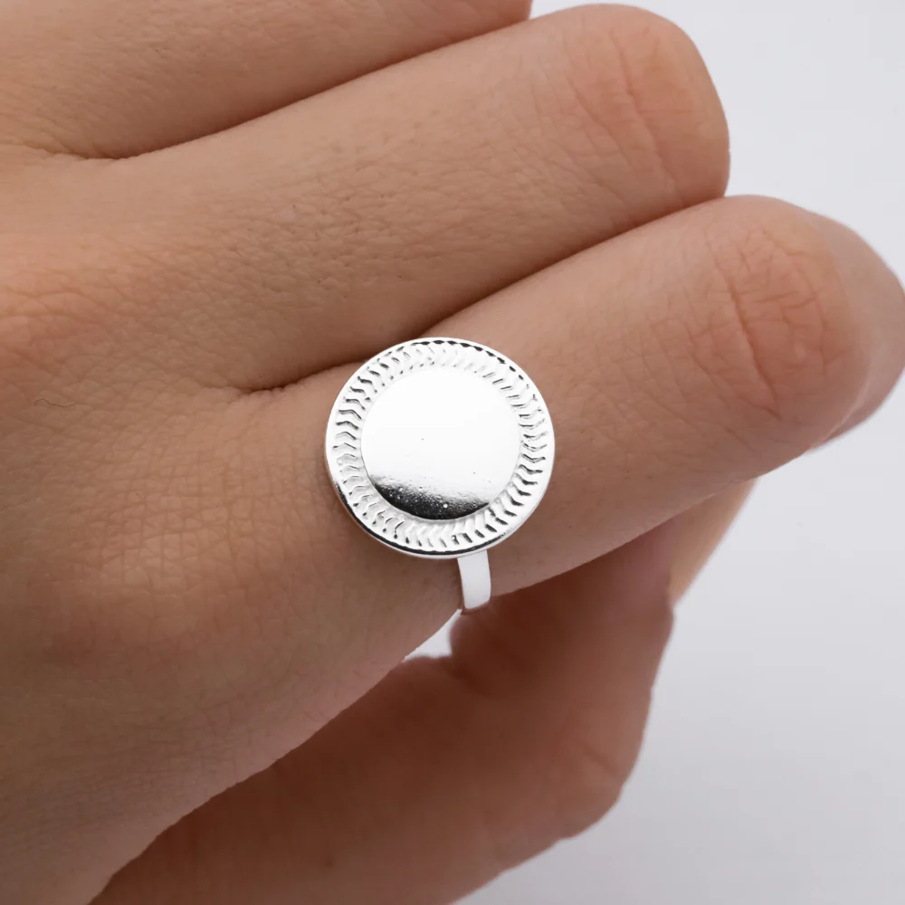 ANILLO ACERO BLANCO PREMIUM