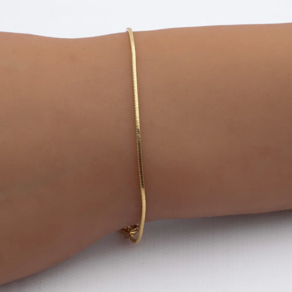 PULSERA ACERO DORADO PREMIUM