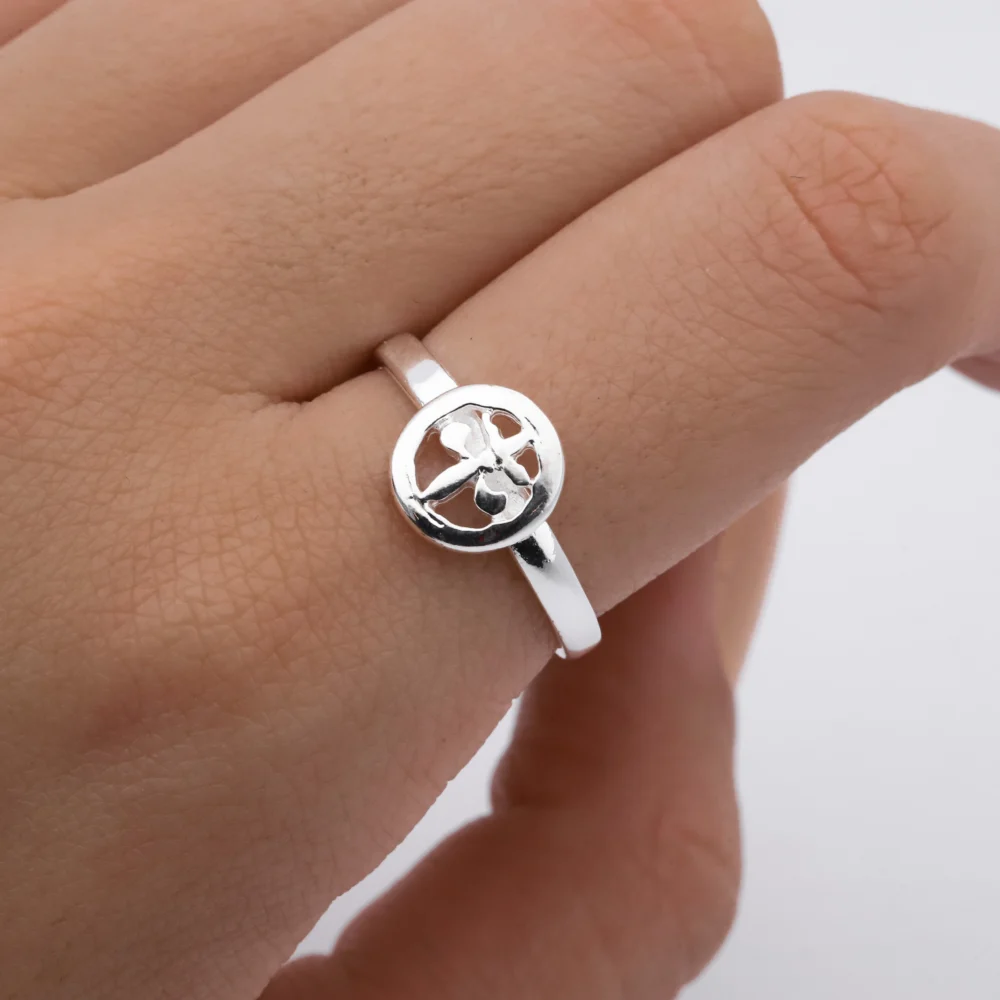 ANILLO ACERO BLANCO PREMIUM