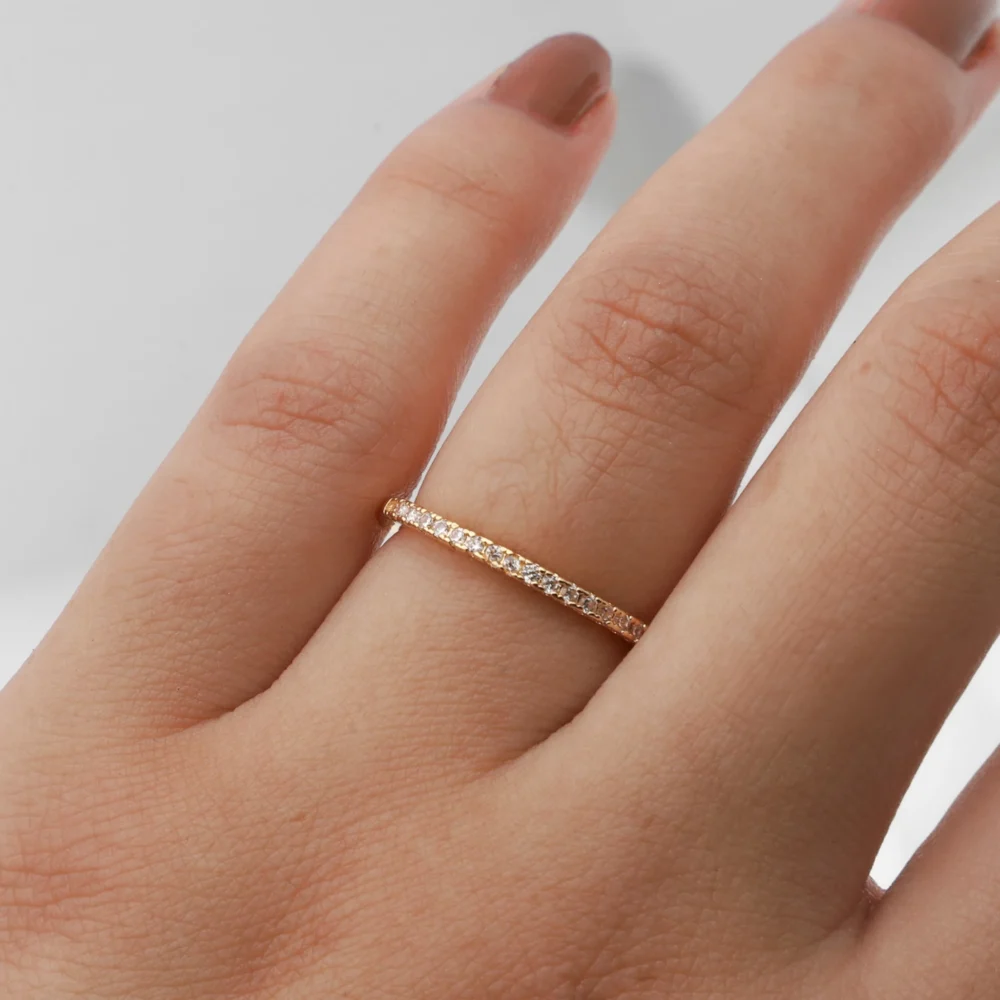 ANILLO ACERO DORADO