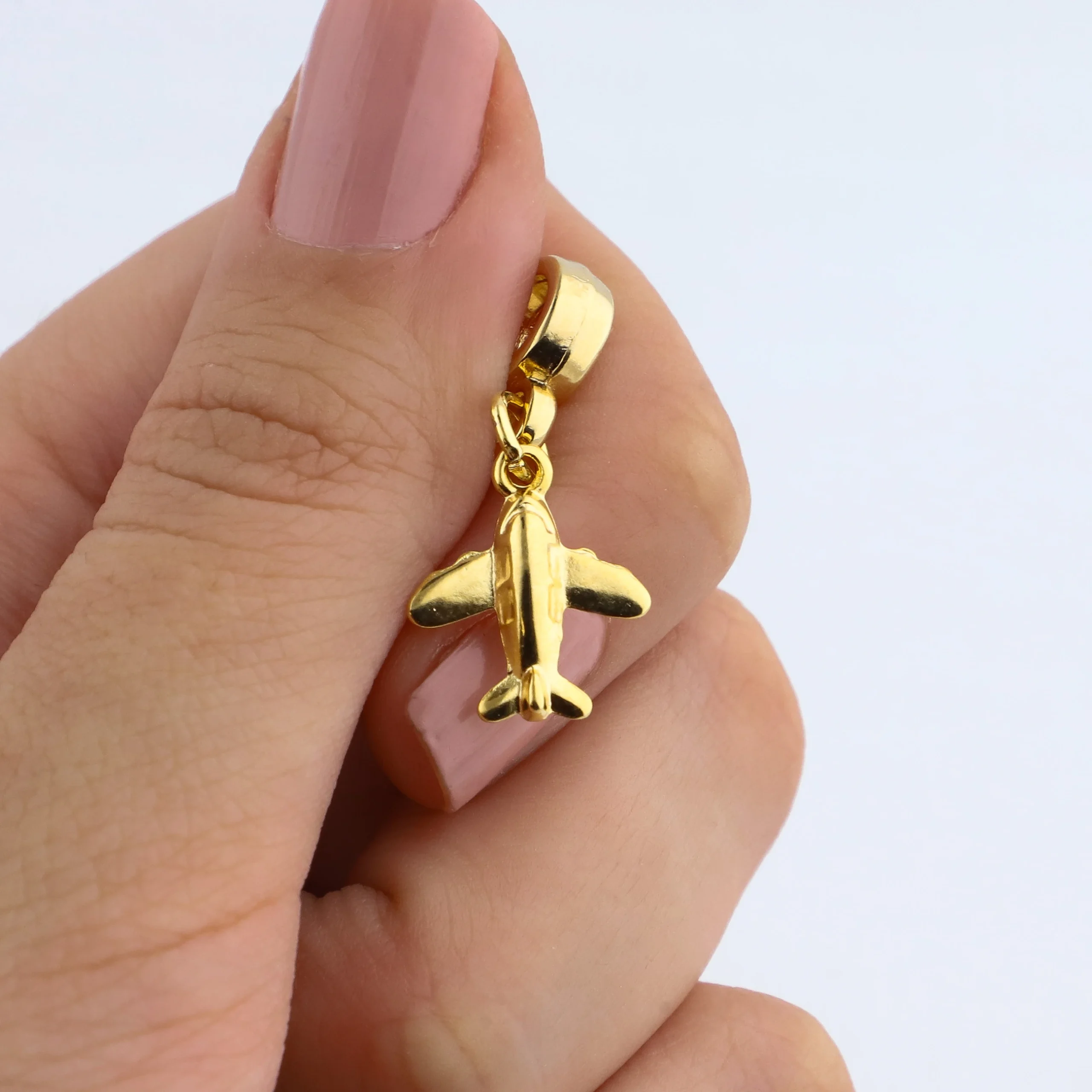 DIJE CHARMS ACERO DORADO