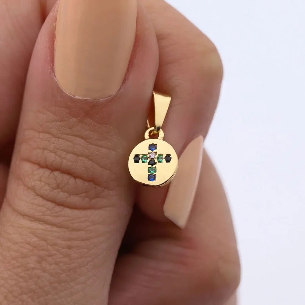DIJE ACERO DORADO PREMIUM