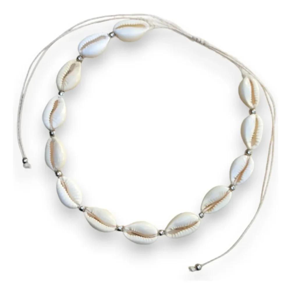 P43831B- PULSERA CARACOLES CON BOLITAS DE PLATA 925