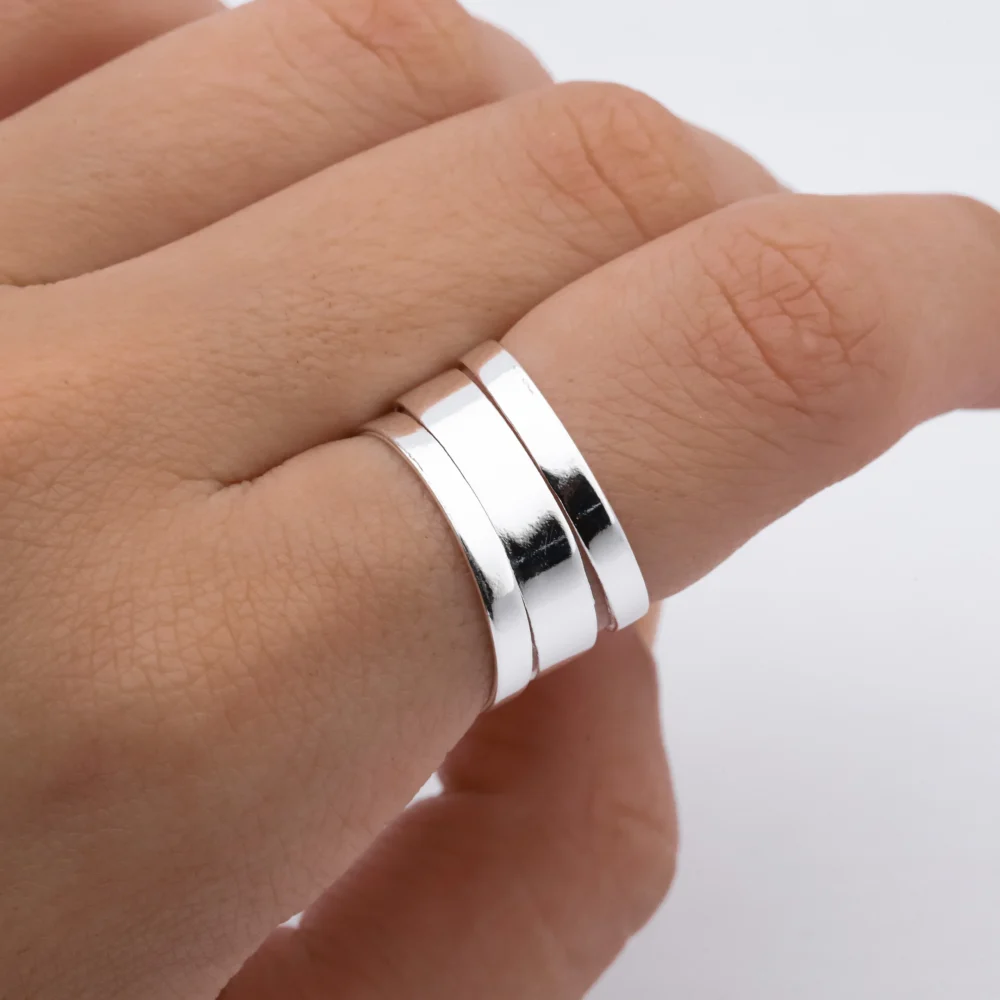 ANILLO ACERO BLANCO PREMIUM