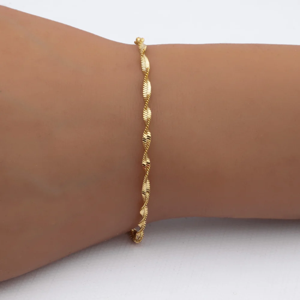 PULSERA ACERO DORADO PREMIUM