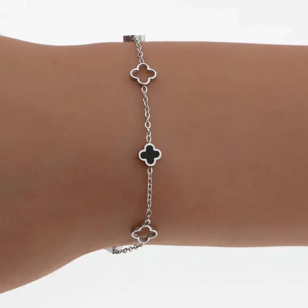 PULSERA ACERO QUIRURGICO VAN CLEEF