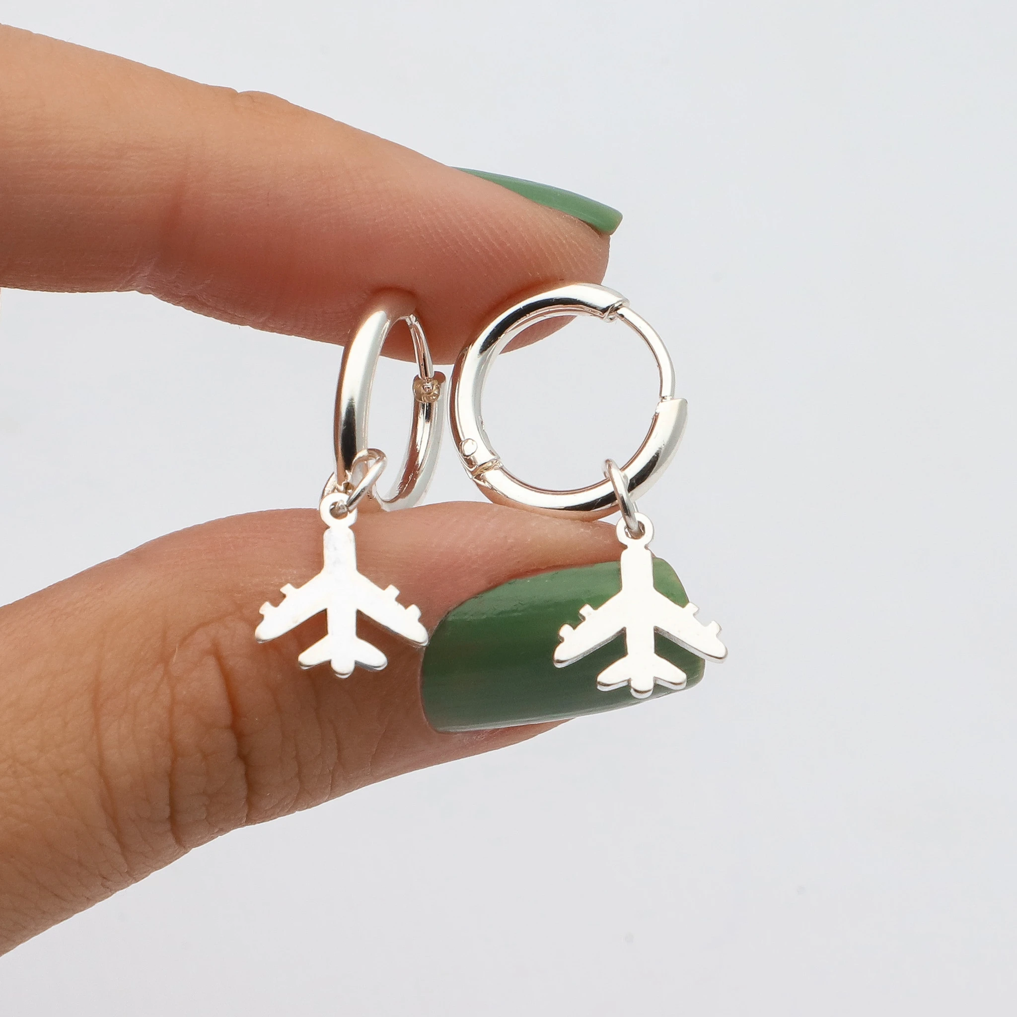 ARGOLLAS AVION ACERO BLANCO